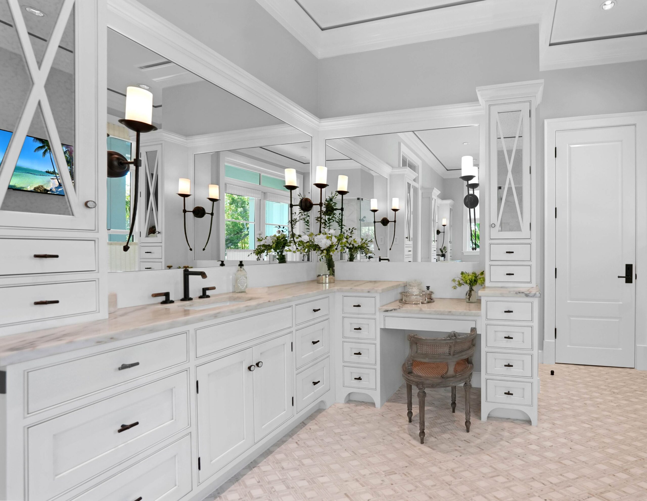 Bathroom Custom Cabinets - Naples, Florida